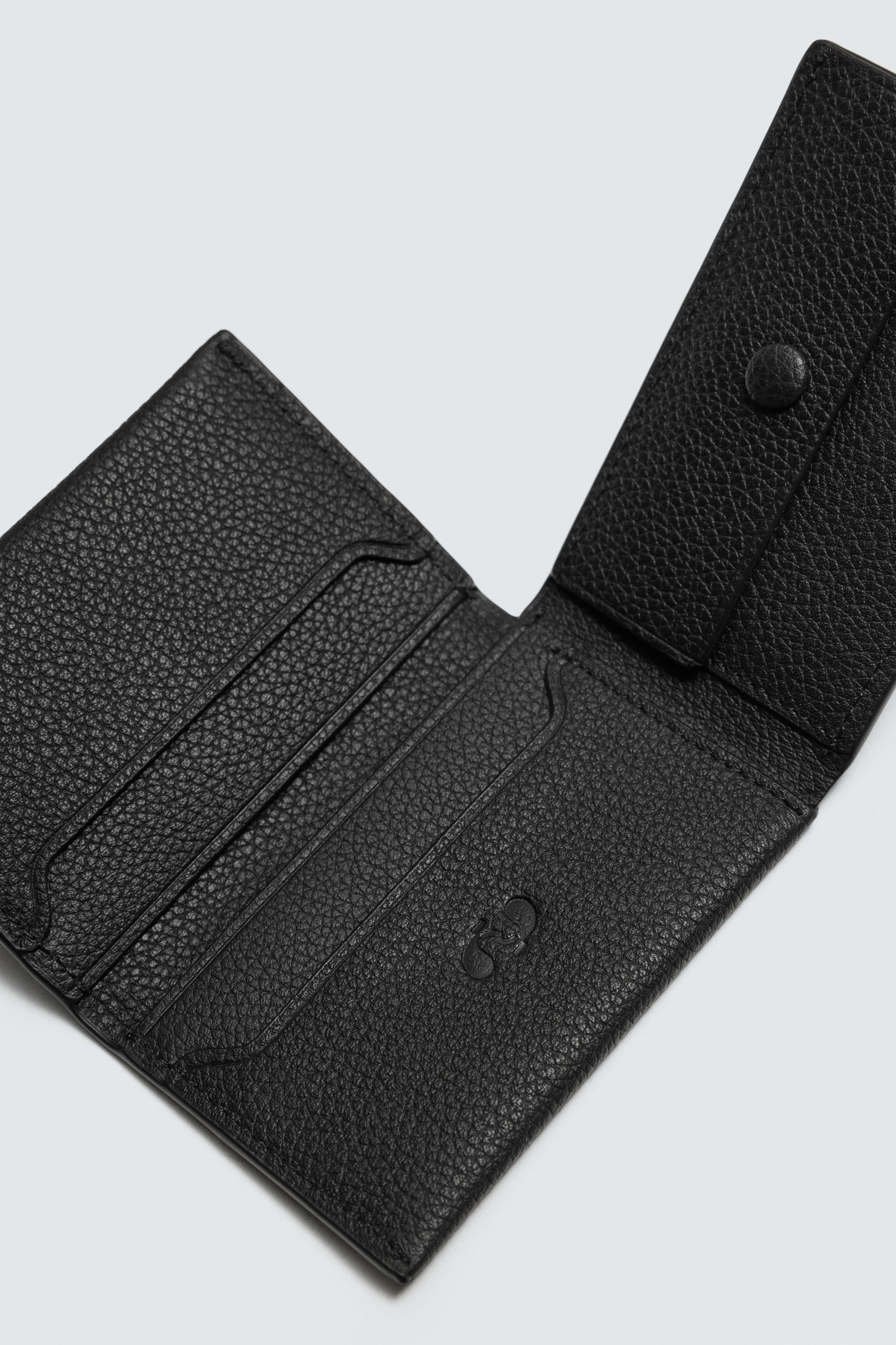 PORTE-CARTES PLIABLE EN CUIR